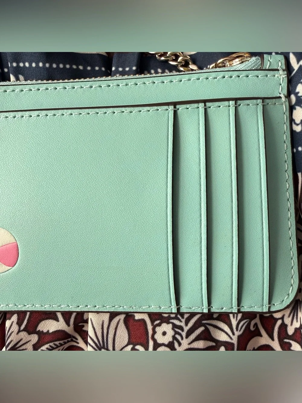 Kate Spade Pool Float Medium L-Zip Card Holder